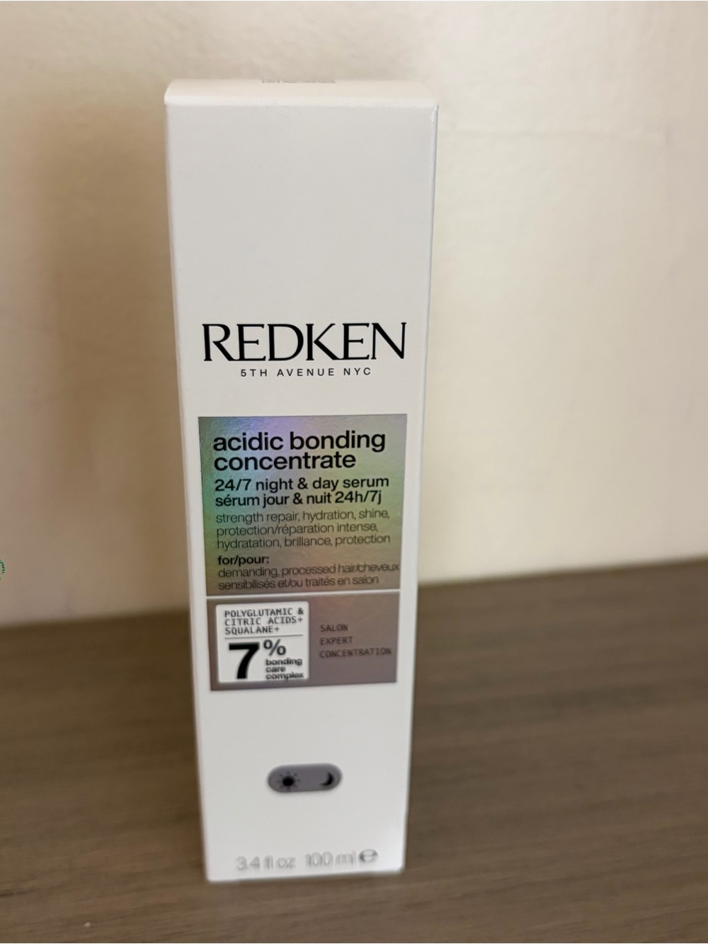 Redken Acidic Bonding Concentrate 24/7 Night & Day Serum 3.4 fl.oz / 100ml | NWB